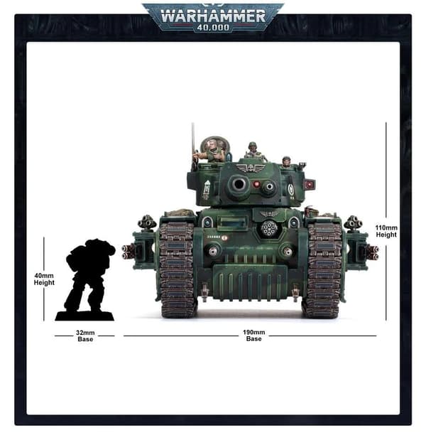 NY! Rogal Dorn Battle Tank Astra Militarum Warhammer 40 000