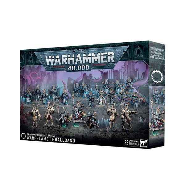 NY! Thousand Sons Battleforce Warpflame Thrallband Warhammer 40 000