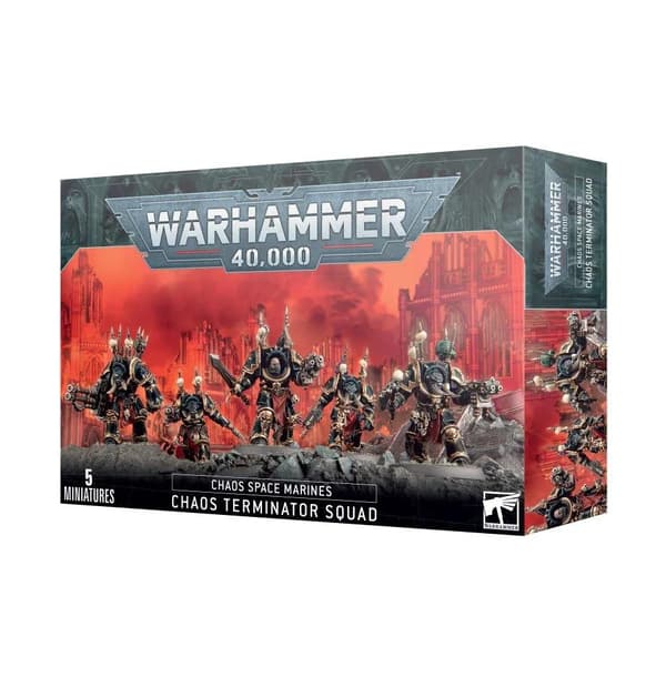NY! Chaos Terminator Squad Chaos Space Marines Warhammer 40 000