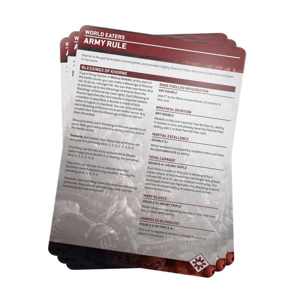 Index: World Eaters Warhammer 40 000