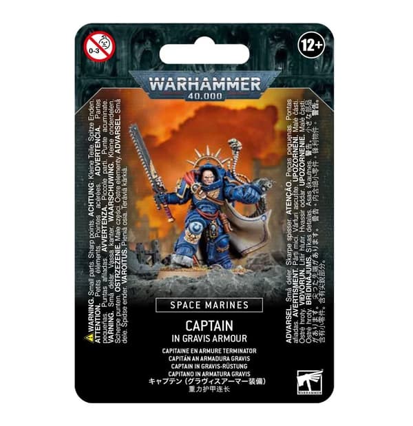 NY! Captain in Gravis Armour Space MarinesWarhammer 40 000