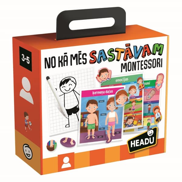 HEADU Montessori educative game How We Are Made (In Latvian lang.)