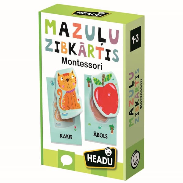 HEADU Montessori Baby Flashcards (In Latvian lang.)