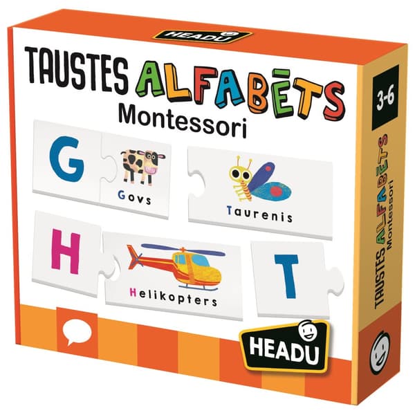 HEADU Montessori Touch Abc (In Latvian lang.)
