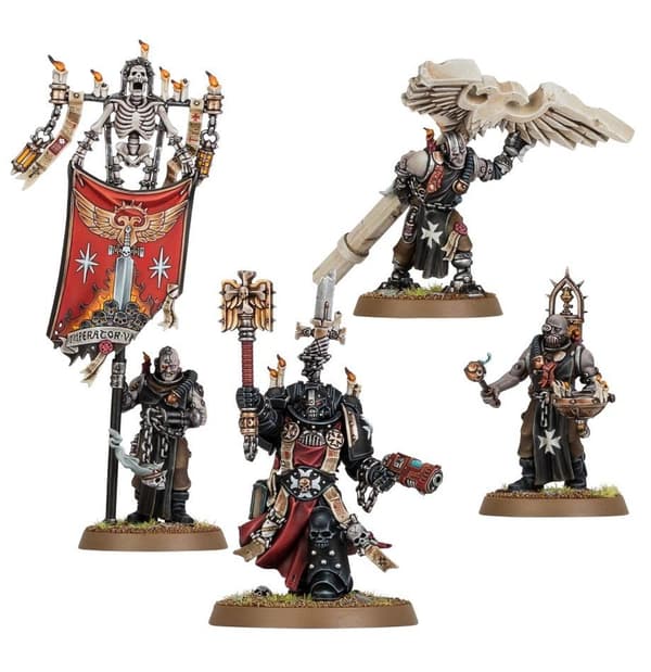 NY! Chaplain Grimaldus & Retinue Black Templars