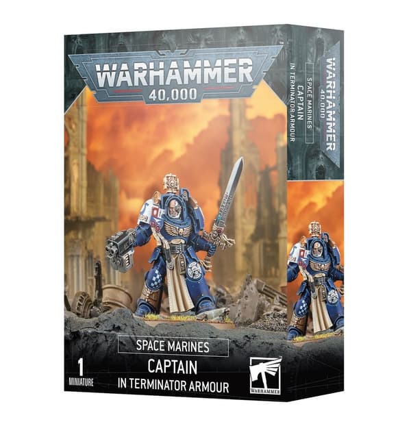 Captain in Terminator Armour Space Marines Warhammer 40 000
