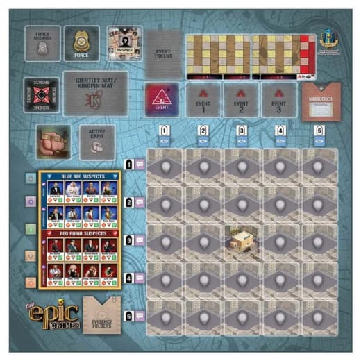 Tiny Epic Crimes: Game Mat (Exp.)