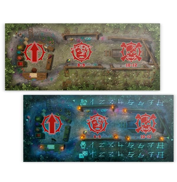 NY! Gnome Team Double Sided Pitch and Dugout set Blood Bowl Bloodbowl