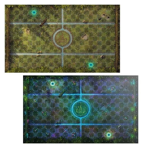 NY! Gnome Team Double Sided Pitch and Dugout set Blood Bowl Bloodbowl