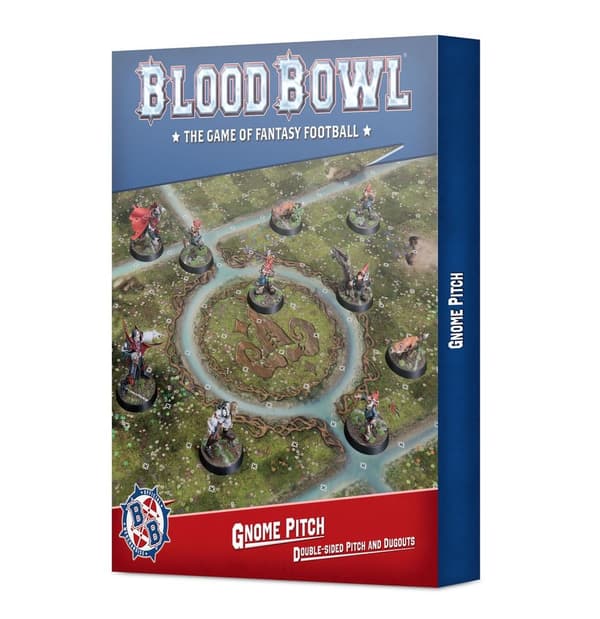 NY! Gnome Team Double Sided Pitch and Dugout set Blood Bowl Bloodbowl