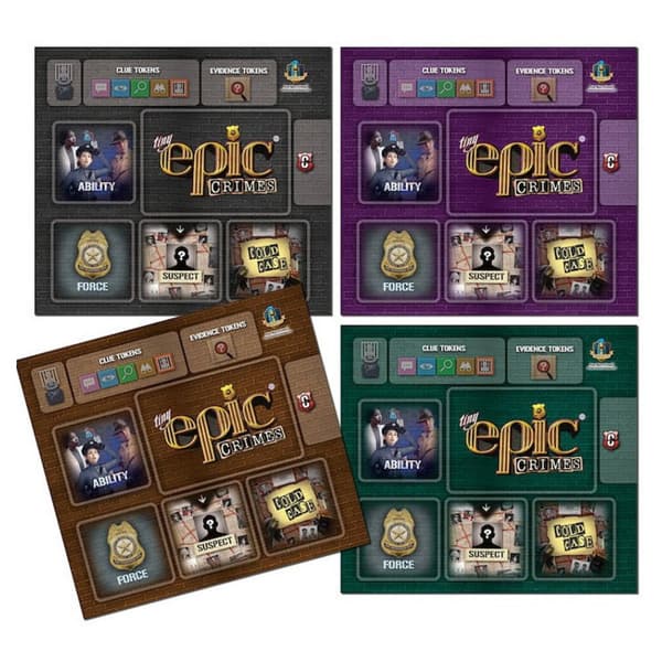 Tiny Epic Crimes: Player Mats (Exp.)