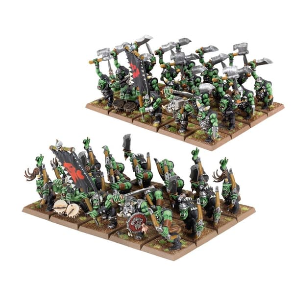 NY! Orc Boyz & Orc arrer Boyz Mob Orc & Goblin Tribes The Old World Warhammer