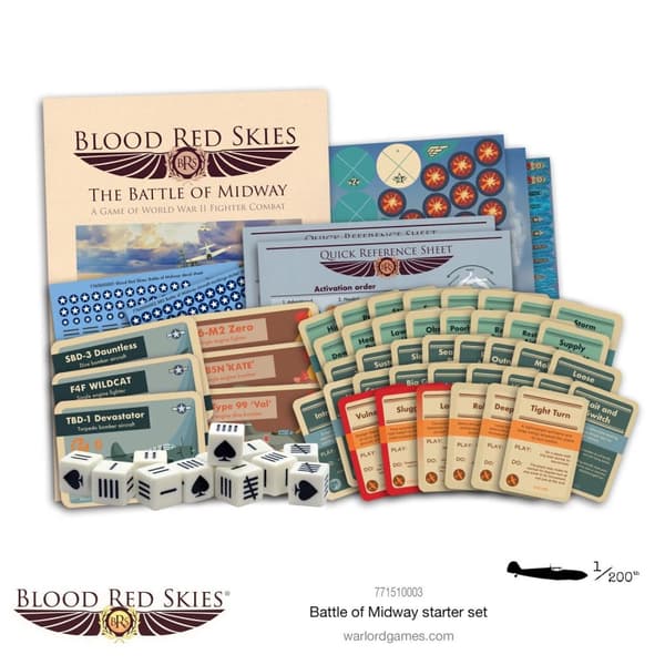NY! Blood Red Skies: The Battle Of Midway Starter Set Warlord Games