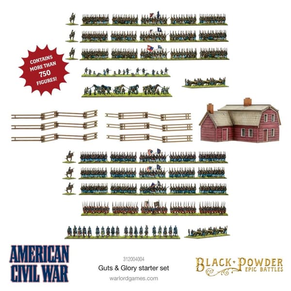 NY! Black Powder Epic Battles: ACW - Guts & Glory starter set  Warlord Games
