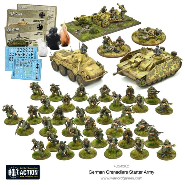 NY! German Grenadiers Starter Army - Bolt Action starter army Warlord Games