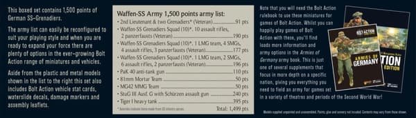 NY! Waffen SS Starter Army Starter Army - Bolt Action starter army Warlord