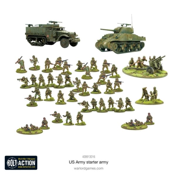 NY! US Army Starter Army - Bolt Action starter army Warlord