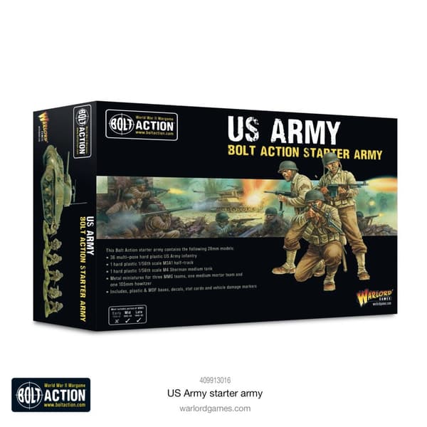 NY! US Army Starter Army - Bolt Action starter army Warlord