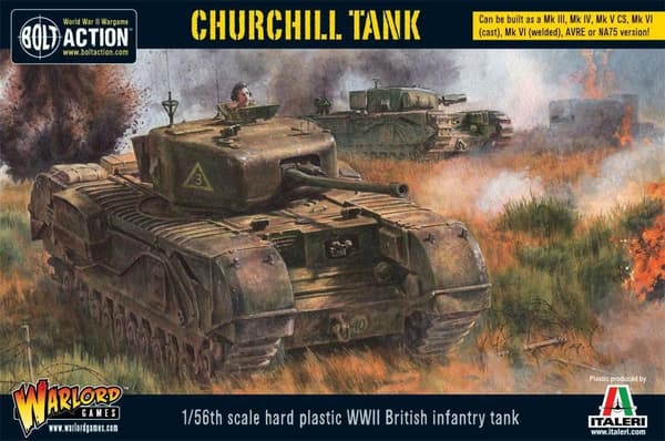 NY! Churchill Tank (Plastic) - Bolt Action Warlord Games