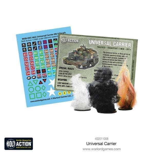 NY! Universal Carrier(Plastic) - Bolt Action Warlord Games