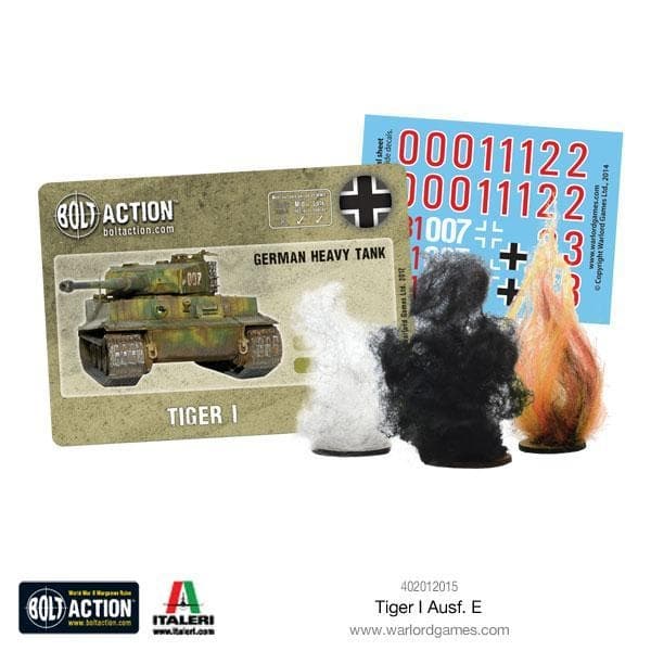 NY! Tiger I Ausf. E Heavy Tank (Plastic) - Bolt Action Warlord Games