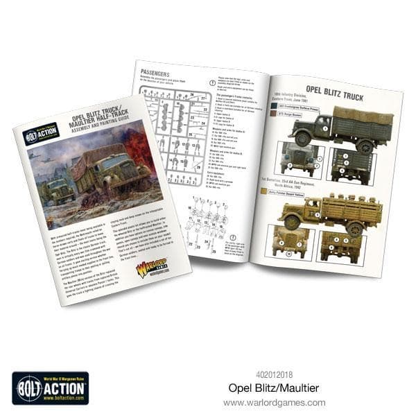 NY! Opel Blitz/Maultier (plastic) - Bolt Action Warlord Games