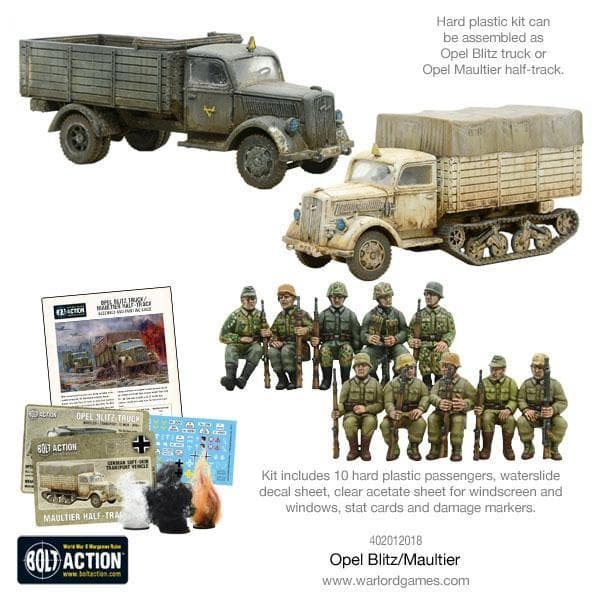 NY! Opel Blitz/Maultier (plastic) - Bolt Action Warlord Games
