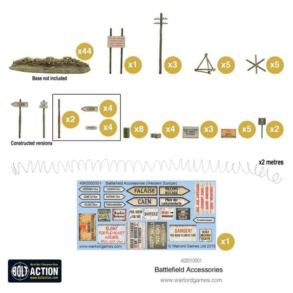 NY! Battlefield Accessories - Bolt Action Warlord Games