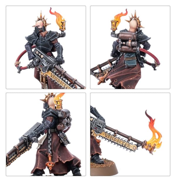 NY! Ministorum Priest with Vindictor Adepta Sororitas Warhammer 40 000