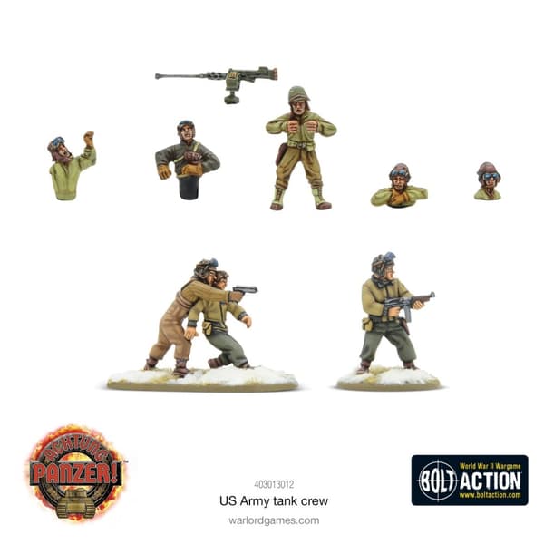 NY! US Army Tank Crew Bolt Action - Bolt Action Warlord