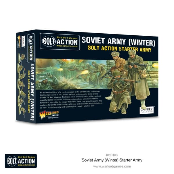 NY! Soviet Army (Winter) Starter Army - Bolt Action starter army Warlord