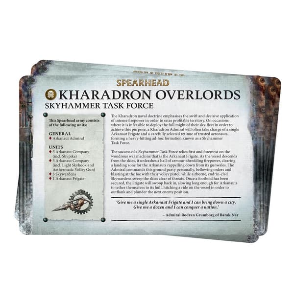 NY! Faction Pack Kharadron Overlords Warhammer Age of Sigmar