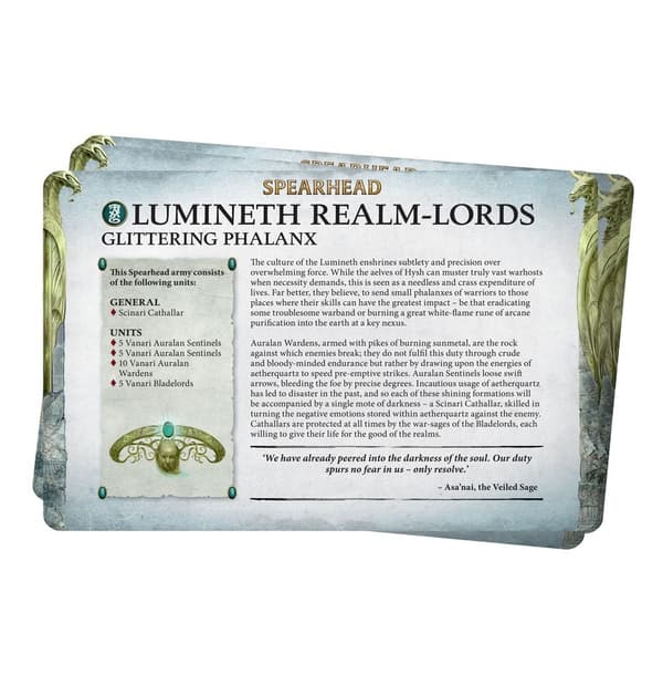 NY! Faction Pack Lumineth Realm-Lords Warhammer Age of Sigmar