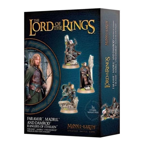 Faramir Madril Damrod Rangers of Ithilien Middle Earth Strategy Battle Game Lotr