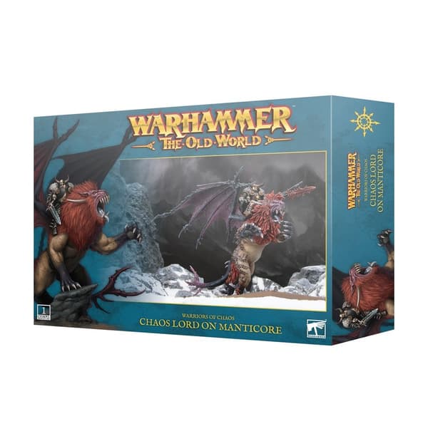 NY! Chaos Lord on Manticore Warriors of Chaos Warhammer Fantasy