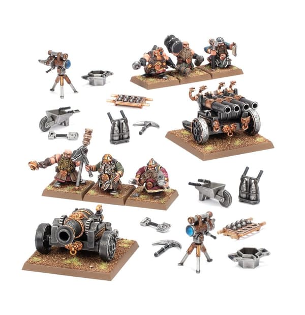 NY! Dwarf Cannon & Organ Gun The Old World Warhammer