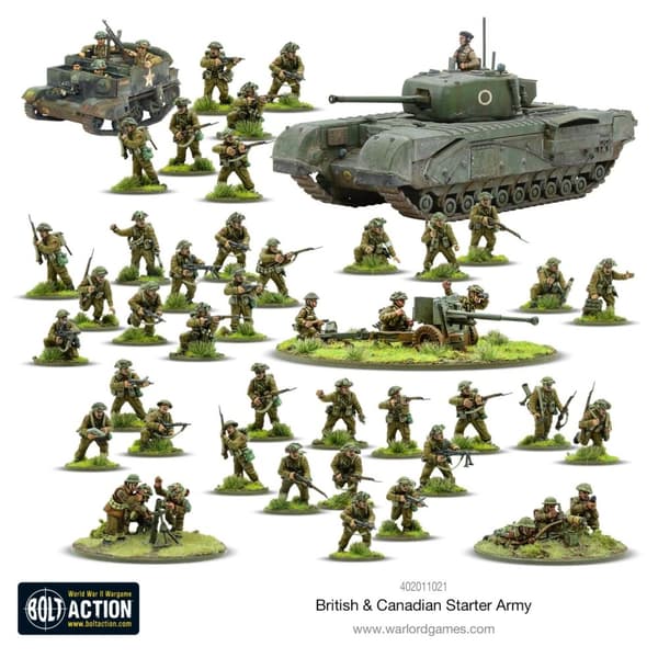 NY! British & Canadian Army (1943-45) Starter Army - Bolt Action starter army