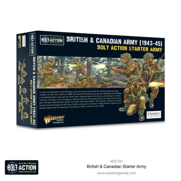 NY! British & Canadian Army (1943-45) Starter Army - Bolt Action starter army