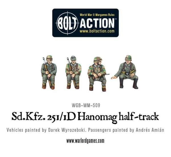 NY! Sd.Kfz 251/1 ausf D halftrack plastic box set - Bolt Action Warlord Games