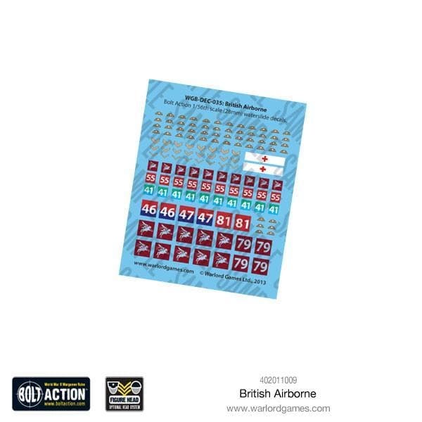 NY! British Airborne WWII Allied Paratroopers plastic boxed set - Bolt