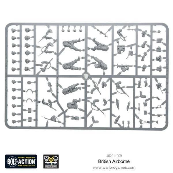NY! British Airborne WWII Allied Paratroopers plastic boxed set - Bolt