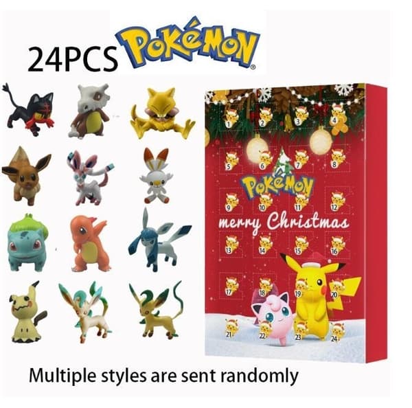 Pokemon Christmas bind box kalender Barn bäst julklappar 24st