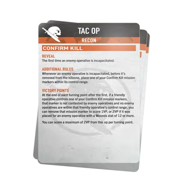Kill Team Approved Operations Card Pack 2024