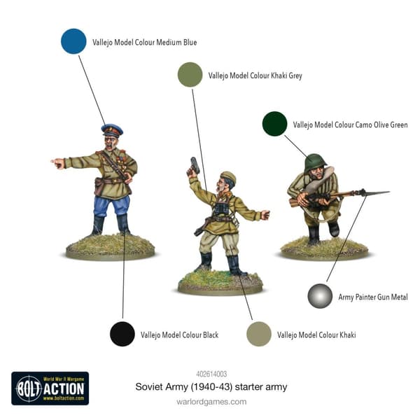 NY! Soviet Army (1940-43) starter army - Bolt Action starter army Warlord