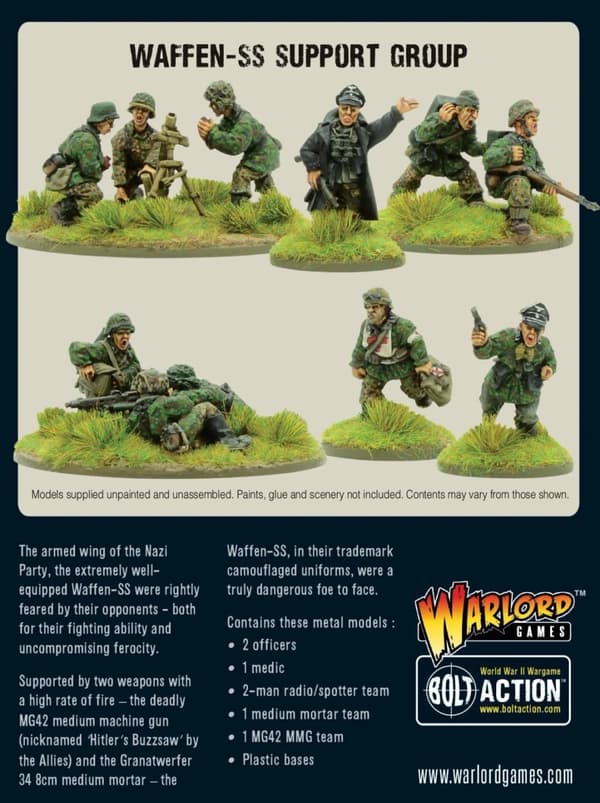 NY! Waffen-SS support group Bolt Action - Bolt Action Warlord