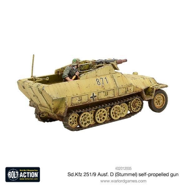 NY! Sd.Kfz 251/9 Ausf D (Stummel) half-track Bolt Action Warlord Games