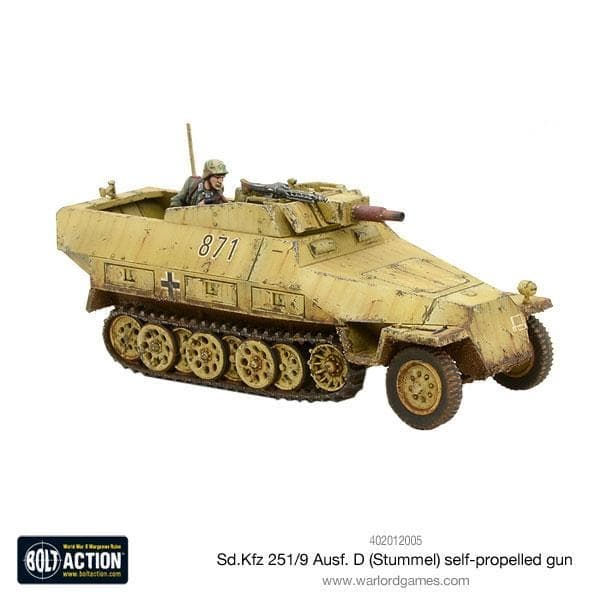 NY! Sd.Kfz 251/9 Ausf D (Stummel) half-track Bolt Action Warlord Games