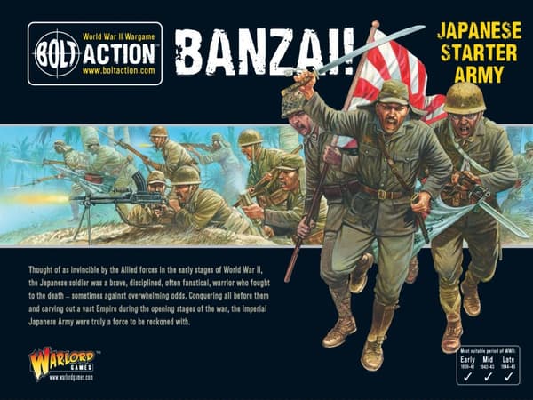 NY! Banzai! Imperial Japanese Starter Army  - Bolt Action starter army