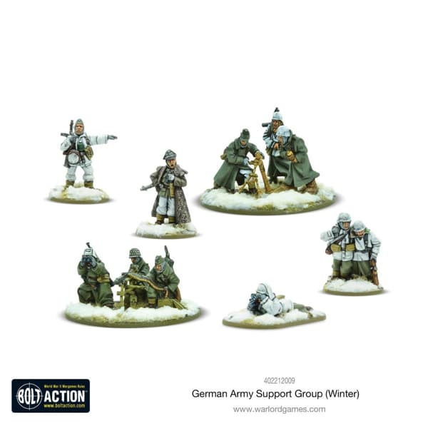 NY! German Army (Winter) Support Group Bolt Action Warlord Games