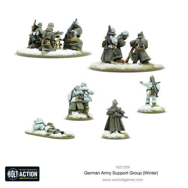 NY! German Army (Winter) Support Group Bolt Action Warlord Games